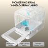 imageHermitlux Countertop Dishwasher 6 Wash Programs Slim Size Portable DishwasherNarrowSpace Design