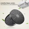 imagehermitlux Carbon Filter for Range Hood Replacement Charcoal Filter for HMXUSB13G70AC