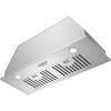 imageHermitlux 30 inch BuiltinInsert Range Hood 600 CFM 3 Speed Vent Hood DuctedDuctless Convertible Stainless Steel Range Hoods with Bright LED Light Baffle Filters and Charcoal FiltersModern Design